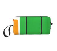I Love Garbage Trucks Prints Travel Makeup Bag Makeup Pouch, Portable Simple Zippered Makeup Organizer Case for Women