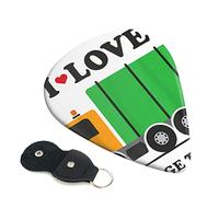 I Love Garbage Trucks Set Of 6 Guitar Plectrums For Acoustic Guitar, Electric Guitar, Bass, Ukulele - Thin, Medium And Thick.
