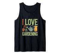 I Love Gardening Enthusiast Gardener Humor Tank Top