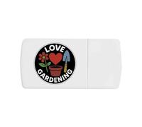 'I Love Gardening' Pill Box with Tablet Splitter (PI00035039)