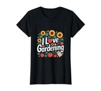 I Love Gardening Sunflowers Tomatoes Value Graphic T-Shirt