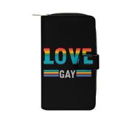 I Love Gay Porn Womens Leather Clutch Wallet Long Purse