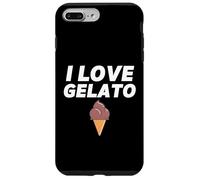I Love Gelato Ice Cream Party Chocolate Gelato Cone Case for iPhone 7 Plus/8 Plus