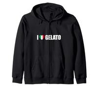I love Gelato Ice Creme Italy Zip Hoodie