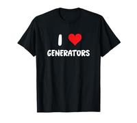 I Love Generators - Heart - Homestead Homesteading Off Grid T-Shirt