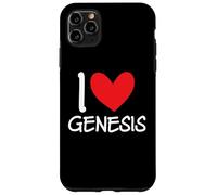 I Love Genesis Name Personalized Girl Woman BFF Friend Heart Case for iPhone 11 Pro Max