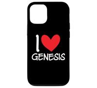 I Love Genesis Name Personalized Girl Woman BFF Friend Heart Case for iPhone 12/12 Pro
