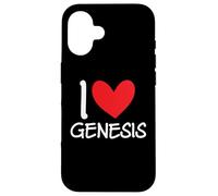 I Love Genesis Name Personalized Girl Woman BFF Friend Heart Case for iPhone 16