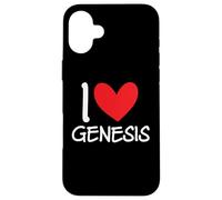 I Love Genesis Name Personalized Girl Woman BFF Friend Heart Case for iPhone 16 Plus