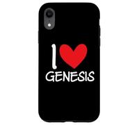 I Love Genesis Name Personalized Girl Woman BFF Friend Heart Case for iPhone XR