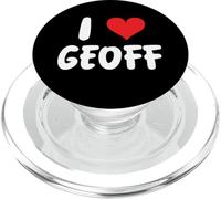 I Love Geoff - Heart PopSockets PopGrip for MagSafe
