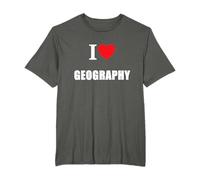 I Love Geography Teachers Geographers Students Geology T-Shirt