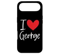 I Love George Name Personalized Boy Man BFF Friend Heart Case for iPhone Air