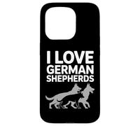 I Love German Shepherds Canine Pride Case for iPhone 15 Pro