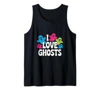 I Love Ghosts Colorful Spirits Fun Tank Top