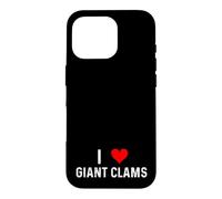 I Love Giant Clams - Heart - Distressed Case for iPhone 16 Pro