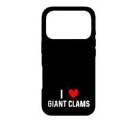 I Love Giant Clams - Heart - Distressed Case for iPhone 17 Pro