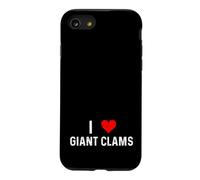 I Love Giant Clams - Heart - Distressed Case for iPhone SE (2020) / 7/8