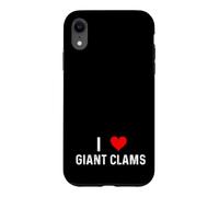 I Love Giant Clams - Heart - Distressed Case for iPhone XR