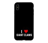 I Love Giant Clams - Heart - Distressed Case for iPhone XS Max