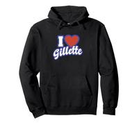 I Love Gillette Wyoming Pullover Hoodie