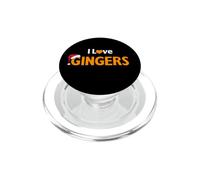 I Love Gingers Christmas PopSockets PopGrip for MagSafe