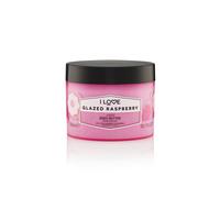 I LOVE® Signature Glazed Raspberry Scented Body Butter, 87% Naturally Derived Ingredients with Shea Butter & Coconut Oil, Nourishing Vegan Moisturiser for Soft Skin 300ml