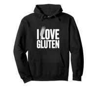 I Love Gluten Funny Gluten Free Humor Pullover Hoodie