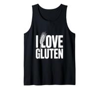 I Love Gluten Funny Gluten Free Humor Tank Top