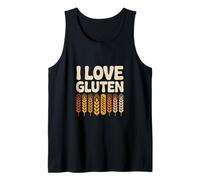 I Love Gluten Wheat Bread Humor Tank Top