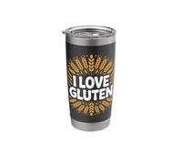 I Love Gluten Wheat Lover Fun Stainless Steel Insulated Tumbler