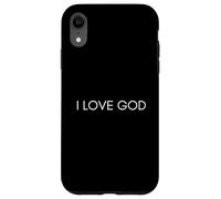 I love God Because he Takes care of me and my Family Tee Case for iPhone XR