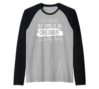 I Love GOD BUT Some of HIS Children Get On My Nerves Humor Raglan Baseball Tee