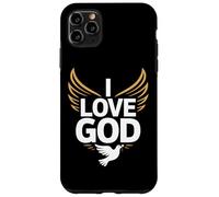 I Love God Spiritual Devotion Wings Dove Case for iPhone 11 Pro Max
