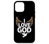 I Love God Spiritual Devotion Wings Dove Case for iPhone 12 mini