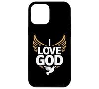 I Love God Spiritual Devotion Wings Dove Case for iPhone 12 Pro Max