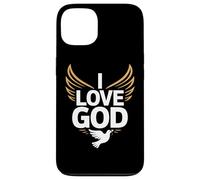 I Love God Spiritual Devotion Wings Dove Case for iPhone 13