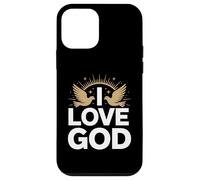 I Love God Spiritual Faith Design Case for iPhone 12 mini