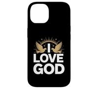 I Love God Spiritual Faith Design Case for iPhone 14