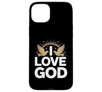 I Love God Spiritual Faith Design Case for iPhone 15 Plus