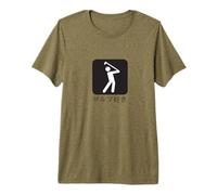 I Love Golf in Japanese Kanji Characters Golfer Premium T-Shirt