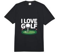 I Love Golf Tee Off Enthusiast Design Comfort Colors Adult Heavyweight T-Shirt