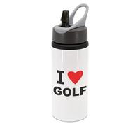 I love golf water bottle with handle, drinks bottle, drinks cup, water, hydrate, golfing, golfer, golf accessories
