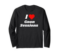 I Love Goon Sessions with a red Heart Long Sleeve T-Shirt