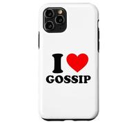 I Love Gossip Iconic Slogan Y2K 90s Cute 2000s Funny Gag Case for iPhone 11 Pro