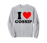 I Love Gossip Iconic Slogan Y2K 90s Cute 2000s Funny Gag Sweatshirt