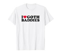 I Love Goth Buddies Alt Aesthetic Value Graphic T-Shirt