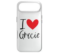 I Love Gracie Name Personalized Girl Woman BFF Friend Heart Case for iPhone Air