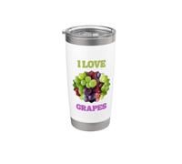 I Love Grapes Stainless Steel Insulated Tumbler