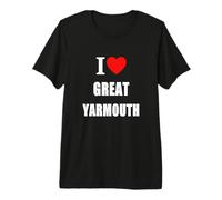 I Love Great Yarmouth Souvenir Memory. Born and Bred Premium T-Shirt